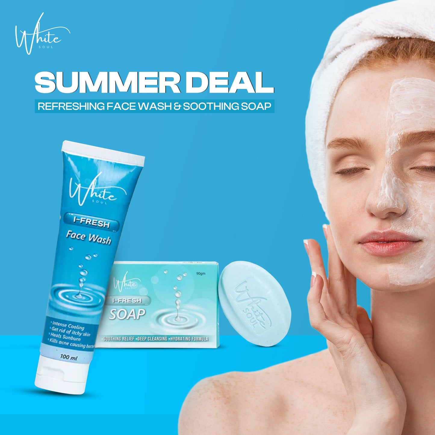 Summer Radiance Deal: Refreshing Face Wash & Soothing Soap